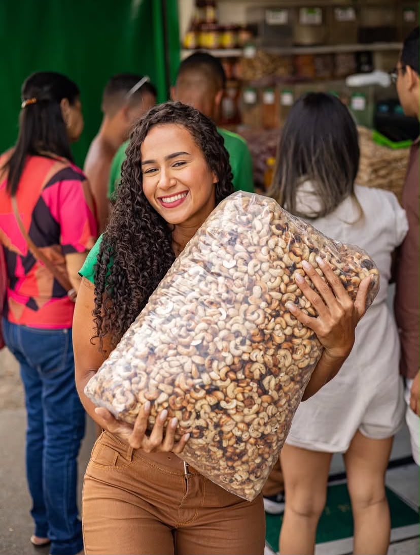 Cliente com castanhas